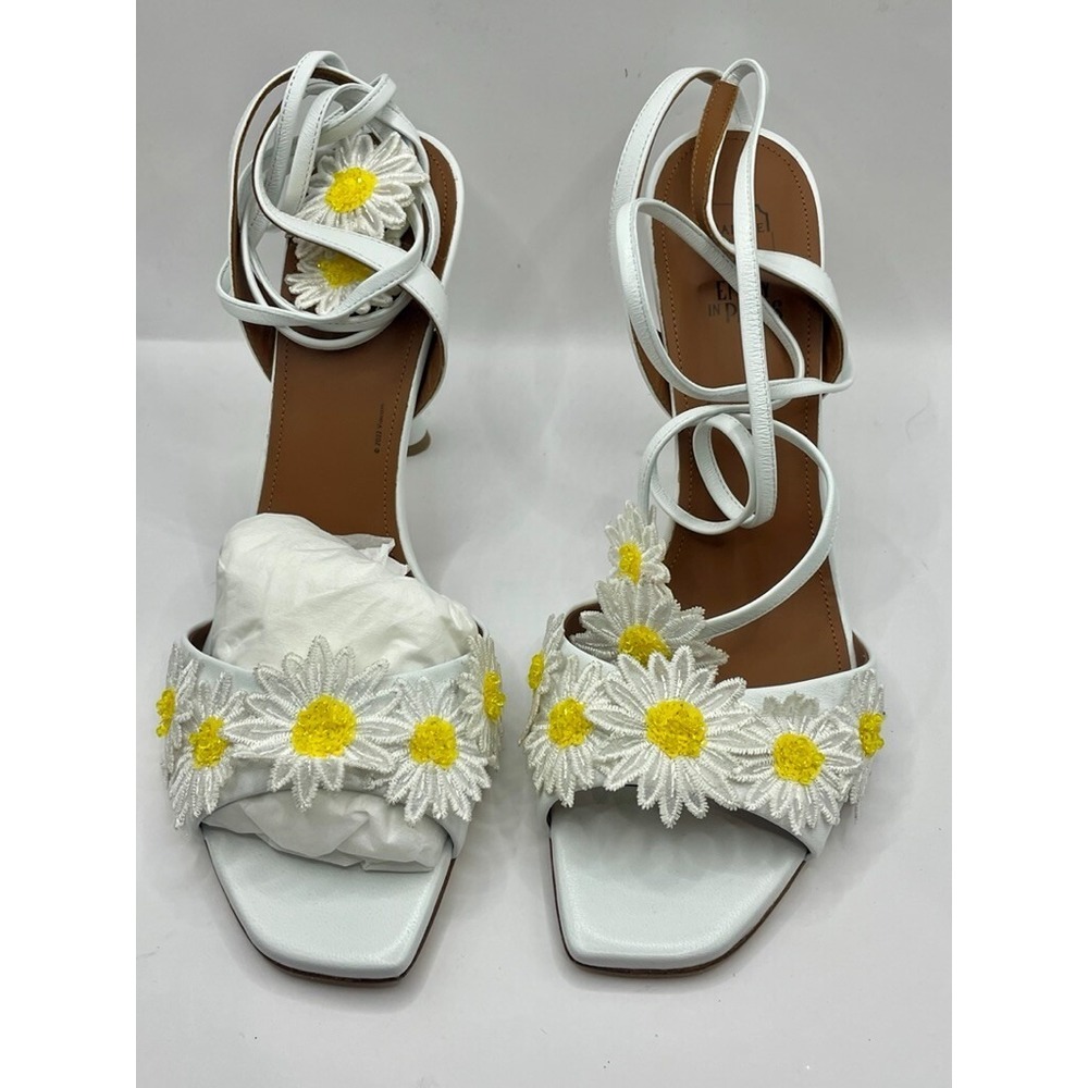Malone Souliers Emily In Paris Mindy Embellished Leather Sandals Size EU 39 NIB - Picture 5 of 10